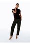 Pile Detailed Knitwear Trousers Dark Brown - 2