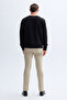 Men's Black Slim Fit Trousers - 2
