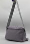 Water Resistant Fabric Women's Shoulder Bag Lavender Crossbody Bag - 7