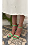 Perla Glittery Detachable Buckle Detailed Heeled Shoes - 3