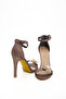 Perla Glittery Detachable Buckle Detailed Heeled Shoes - 7