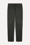 Men's Mink Color Straight Fit Tie-Waist Trousers - 5