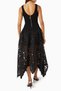 Atlas Black Knit Midi Dress, Romantic Femininity and Modern Art - 2