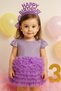 Tutu Short Sleeve Baby Girl Dress - Princess Dress, Birthday, Special Occasion Dress
