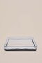 Crystal Patterned Translucent Glass Decorative Tray - 3