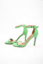 Perla Glittery Detachable Buckle Detailed Heeled Shoes - 5