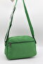 Water Resistant Fabric Women's Shoulder Bag Green Crossbody Bag - 7