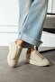 Ecru Unisex Lace-Up Walking Casual Sports Shoes Sneaker 156Nav - 3