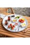 50 cm Metal Presentation Tray with Wooden Handles – Stylish and Durable - 2