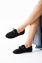 Juno Women's Suede Lace-Up Loafers Casual Ballet Flats - 2