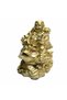 Buddha auriu pe broasca norocoasa