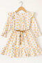 Long Sleeve Polka Dot Girls' Dress - 2