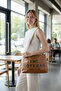 4620 Brown the Tote Bag Model Women's Hand and Shoulder Bag