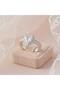 Adjustable Heart Design Steel Ring – Silver Color with White Zircon Stone |   Non-Blackening, Antiallergic - 5
