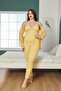 women's three-piece long-sleeve pajama set - 4