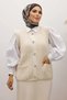 Buttoned Knitwear Sweater Tsd250221 Beige - 2