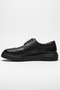 Black 100% Genuine Leather Ultra Comfortable Men's Casual Shoes Luass27Al0048 - 6