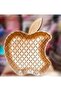 Gold Plated Apple Shape Serving Tray for Catering and Serving Dishes