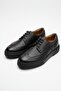 Black 100% Genuine Leather Ultra Comfortable Men's Casual Shoes Luass27Al0048