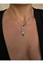 Seven Stone Steel Chain Y Necklace - 2