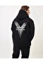 Paradise Front and Back Printed Men's Hooded Oversize Bottom/Top Tracksuit Set