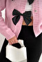 Pink Bow Knitwear Cardigan - 3