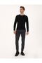 Slim Crew Neck Knit Sweater - 2