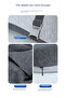 Orthopedic Waist Cushion Lumber Support Cushion Office Chair Memory Foam Back Support Cushion - 6