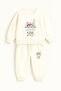 Little Girl Printed Children's Premium Compact Children's Set with Pockets and Drawstrings - 2 Piece Sports Set