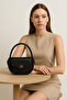 Women's Black Crossbody Shoulder Bag – Handbag, Detachable Strap, Stella Model Special Cut