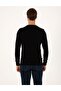 Cycling Collar Slim Fit Basic Knit Sweater - 3
