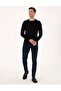 Cycling Collar Slim Fit Basic Knit Sweater - 2