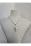 Non-Tarnish Steel Bee White Enamel Necklace - 2