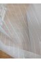 Striped Pearlescent Tulle Curtain Without Pleats Ready-Made Curtain Sewn - 2