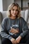 I'M Ok Patterned Comfortable Printed Women's Sweatshirt Casual Oversized Long Sleeve Sweatshirt - 4