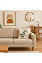 Punch Embroidered Linen Colorful Floral Pattern Throw Pillow Cover - 43*43 cm -
