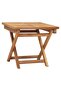 Sun Lounger with Table Solid Teak Wood - 8