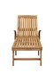 Sun Lounger with Table Solid Teak Wood - 4