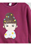 Crew Neck Girl's Sweatshirt - 6