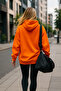 Cherries Patterned Hooded Printed Women's Sweatshirt Oversize Long Sleeve Sweat - 3