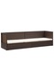 Garden Bed with Cushion & Pillows Poly Rattan Brown - 5