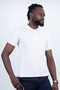 Men's Slim Fit Slim-Fitting Breathable Fabric Polo Neck T-Shirt White - 3