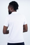 Men's Slim Fit Slim-Fitting Breathable Fabric Polo Neck T-Shirt White - 4