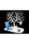 Educational Toy White Deer Design Jewelry Gem Stand