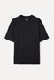 Men's White Loose Fit Crew Neck T-Shirt