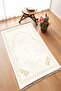 Decorative Digital Printed Cream Non-Slip Base Prayer Rug Prayer Mat 75X120