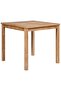 Garden Table 80x80x77 cm Solid Teak Wood