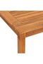Garden Dining Table 85x85x75 cm Solid Wood Teak - 4
