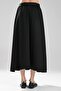Women's Front Buttoned Belted Design Long Skirt - 3