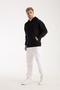 Unisex Oversize Sweatshirt Hoodie with Fleece Inside - 4
